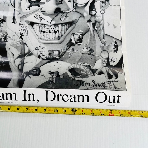 Vtg 1997 Jim Sweet Art Poster College Collection Wall Room Decor 18x24 poster - Picture 2 of 4